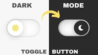 Animated Dark mode toggle | Css dark mode toggle button #codingtutorials