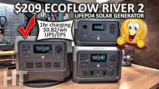 EcoFlow River 2 | River 2 Max LiFePo4 UPS Solar Generator Power Station Review