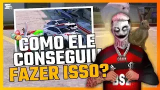 Dando FUGA da POLICIA de coelho - GTA RP