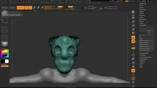 Zbrush 2018 Creating a Monster with Hair and Fur for Unreal Engine 4...