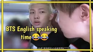 BTS English speaking time//wait for jimin's English 😂😂#bts #jimin #army