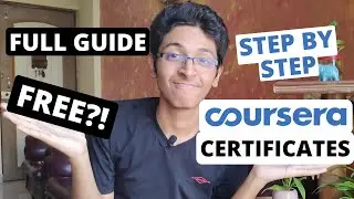 How To Get Paid Coursera Course Certificates For FREE in 2020?!🔥 | Step by Step | Complete Guide!