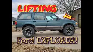 Ford Explorer lift kit project   2nd gen   DIY how to lift for AWD and 4x4