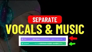 How to Extract Vocals From a Song For Free ( Separate Vocals & Music )