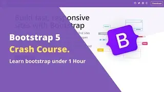 Bootstrap 5 Crash Course in 1h | 🔥 Update 2021