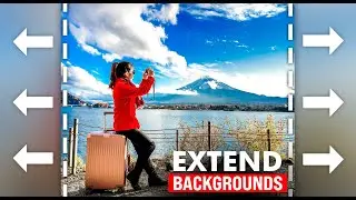 How To Easy Perfect Extend Background Using Content-Aware Scale in Photoshop