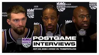 Domantas Sabonis, DeMar DeRozan, Coach Brown | Postgame Presser vs Timberwolves 10.24.24