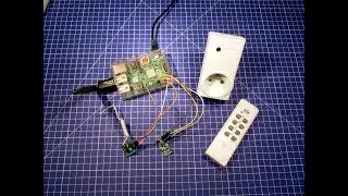 DIY Raspberry Pi Home Automation #3 - radio controlled power switches