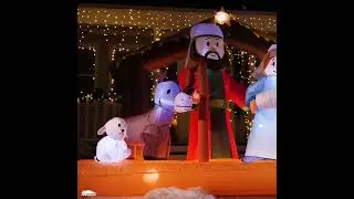 Large Inflatable Nativity Scene | Inflatable Christmas Decorations Supplies