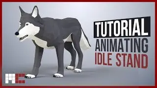 Stand Idle Game Animation - Wolf - 3ds Max CAT Animation Tutorial