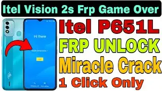 Itel P651L Frp Unlock/Bypass With Miracle 2.82 Crack 2022-23 By @RamuMobileSolution