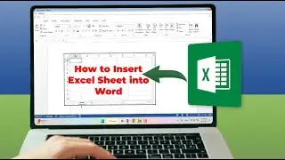 Quickly Insert an Excel Spreadsheet into a Word Document