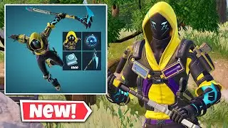 New VOID WARRIOR ABSENZ Skin Gameplay in Fortnite! (Voidlands Exile Quest pack)