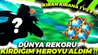 DÜNYA REKORU KIRDIĞIM HEROYU KAZANMASI İMKANSIZ MAÇTA OYNADIM  !! | Mobile Legends