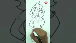 How to draw Krishna drawing  | Janmashtami Special | Krishna Jayanthi special drawing