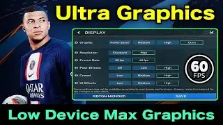 FIFA Mobile 23 | 60FPS Max Graphics Sd660 Mi A2 | FIFA 23 Mobile Low Device Ultra Graphics