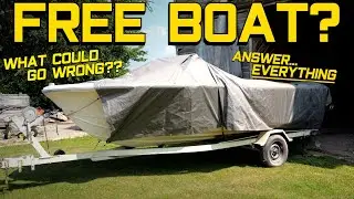 Will a FREE Boat Run & Drive or SINK after YEARS of Neglect?