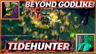 СИЛАЧИ ДОТЫ ► Tidehunter - Beyond Godlike ! 4 vs 5 GAME #5