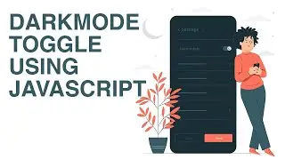 DARK mode toggle using JAVASCRIPT | LIGHT DARK theme toggle in HTML CSS JS