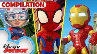 Marvel's Meet Spidey and his Amazing Friends Shorts | Season 2 | 20 Min Compilation | @disneyjunior