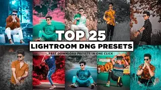 Lightroom Mobile Top 25 Dng Presets 🔥|| Lightroom Mobile Free Dng Presets Download || Top 25 Presets