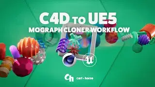 C4D to Unreal - Mograph Cloner Workflow