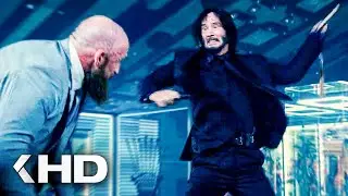 JOHN WICK 4 - Kenu Reeves Nunchuck Action (2023)