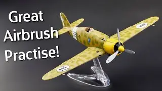 Practise Your Airbrush Skills on the Airfix Fiat G.50! 1/72 Scale Plastic Model Kit Build & Review