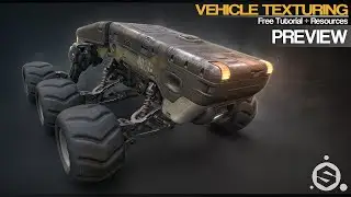 Free vehicle texturing tutorial in Substance