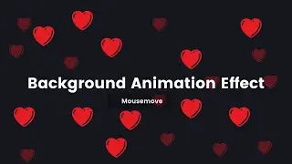 Background Animation Html,Css,Javascript | Animated Background