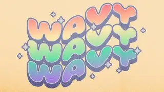 How To Easily Make Wavy Rainbow Gradient Text Effects