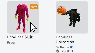 HURRY GET NEW FREE ROBLOX HEADLESS 😳