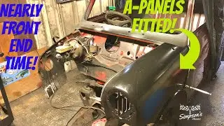 89 CLASSIC MINI RESTORATION - FITTING A-PANELS