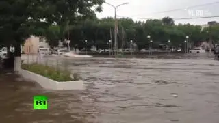 На гидроцикле по городу затопленному Уссурийск