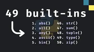 49 Useful Built-In Functions in Python