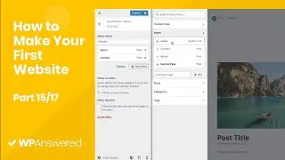 Create a Custom Menu | How to Make Your First Website with WordPress (Part 15/17)