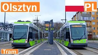 OLSZTYN TRAMS / Tramwaje w Olsztynie 2024 [4K]