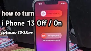 I Phone 13 Off System  How to Turn Off/On an iPhone 13/13 Pro