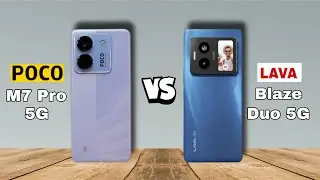 POCO M7 Pro 5G 🆚 Lava Blaze Duo 5G || Full Comparison ⚡ Which is better