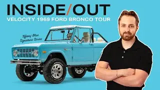 1969 Tiffany Blue Vintage Ford Bronco Restomod for Sale!