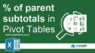 Percentage of subtotals WITHIN a Pivot Table