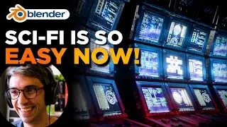 How To Make Realistic SciFi Control Panels | Blender Tutorial