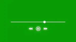 New green screen media player loading bar animation video footage