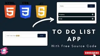 Build a Todo list app in HTML, CSS & JavaScript in 2022 | JavaScript for Beginners tutorial