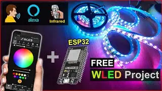 How to make Voice control ESP32 WLED Project [ IoT Project ]