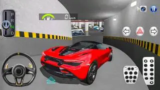 New Flying Car McLaren 720s Funny Driver in Parking - 3D Driving Class Simulation - Android game