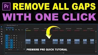 Premiere Pro Tutorial: Remove All Gaps in Your Premiere Pro Timeline (Quick Tutorial)