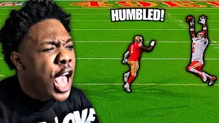 TRASH TALKER GETS HUMBLED FOR TALKING CRAZY!! | “YOU FOLD UNDER PRESSURE BRUH” | Madden 25