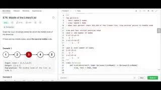 Middle of the Linked List - Leetcode 876 - Linked List - Python