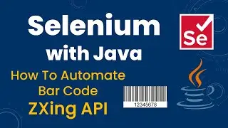 How to automate BarCode using ZXing API in Selenium